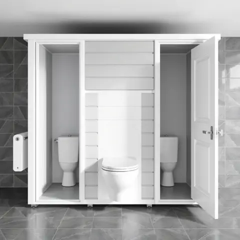 PVC Modular Toilet