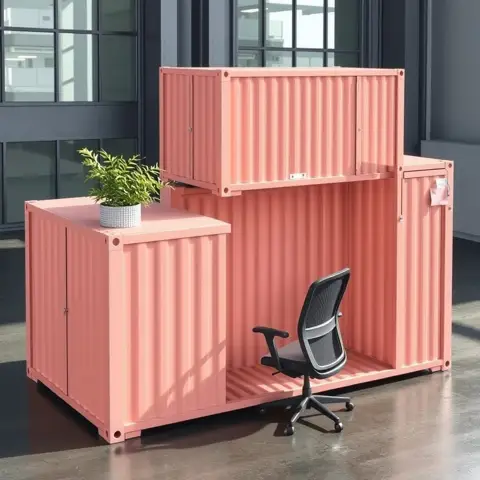 Rectangular Office Containers